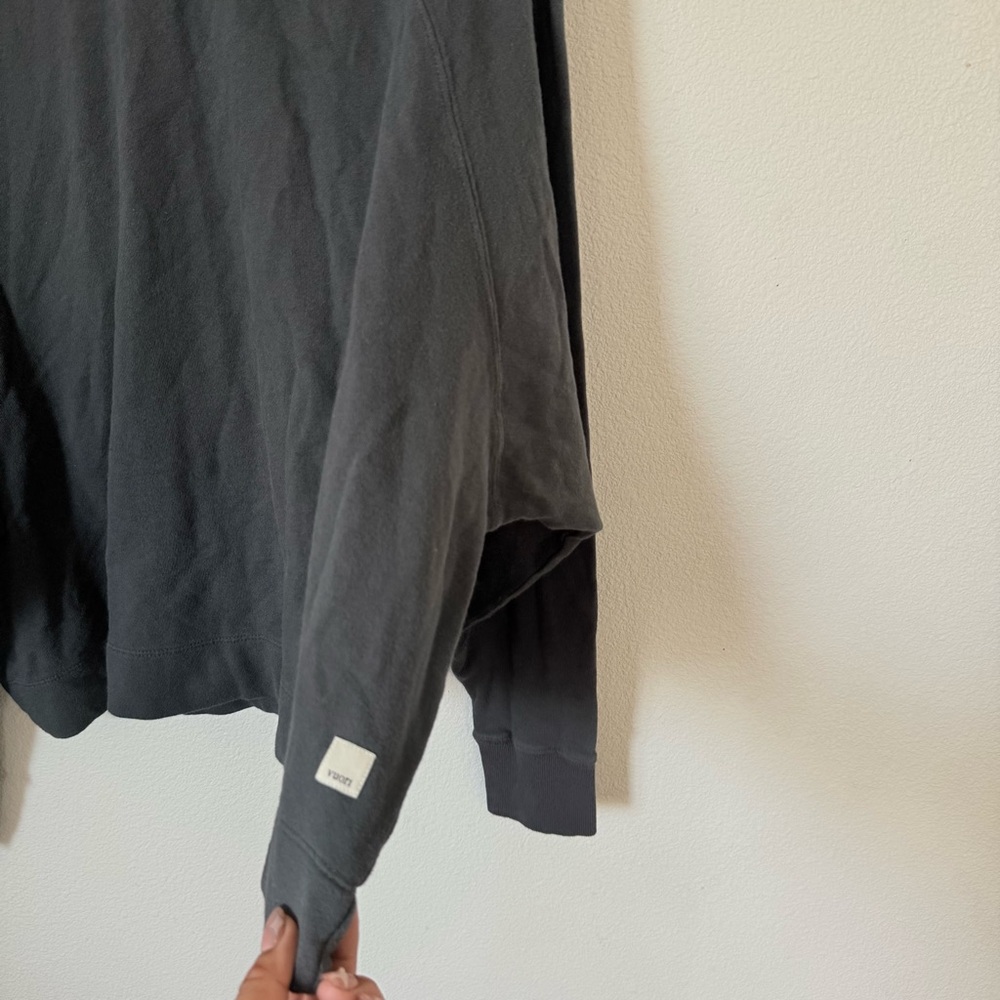 Vuori Women’s Charcoal Sunny Side Pullover Sweatshirt size X-Large - Picture 3 of 8
